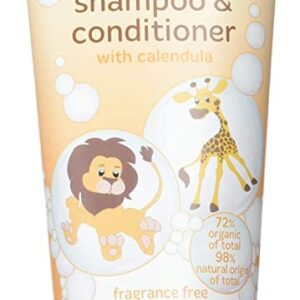 Organic KİDS Baby Hair & Body Wash (Calendula) 200ml