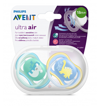 avent soother ultra air boy 18m+ scf349/11