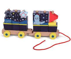 wooden in The Night Garden Wooden Stacking Train