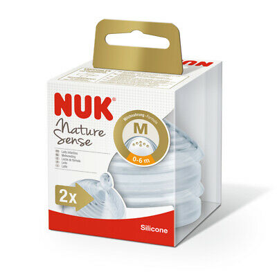 NUK Nature Sense Teat Silicone 1M 2 Box