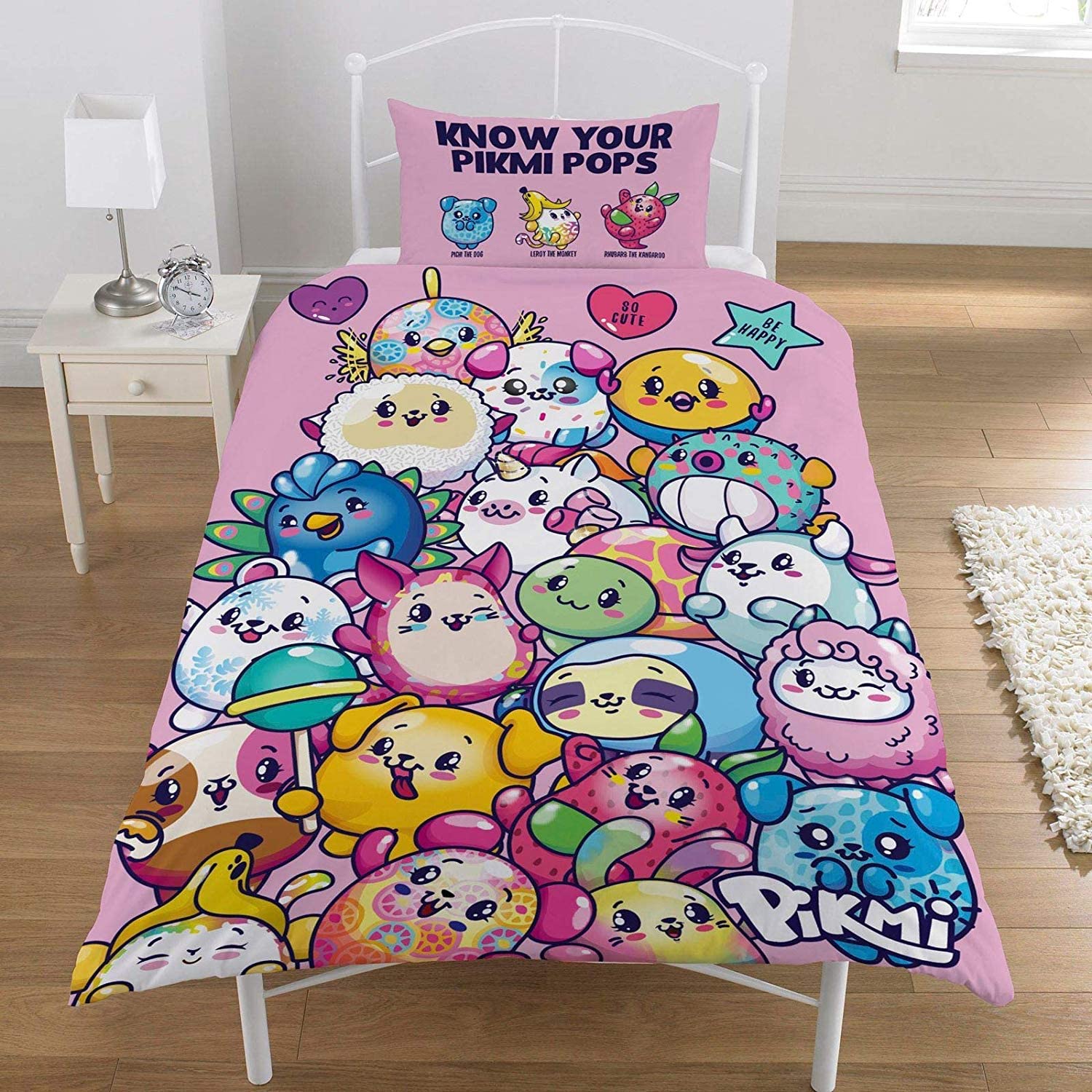 PIKMI POPS Duvet Set, POLYCOTTON, Multi, SINGLE