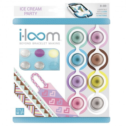 Style Me Up i.loom i-loom Spool Refill Ice Cream Party Theme Pack Craft Kit