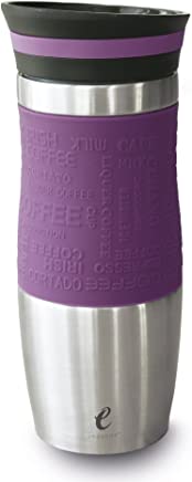eSeasons Vacuum Insulated Travel Mug Stainless Steel Leak-Proof BPA Free 370ml