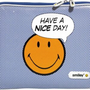 Smiley 13-inch sleeve, have a nice day