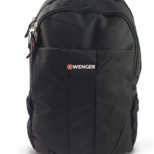 Wenger Business and Office Tablet and Document Pocket Water Resistant Surface Padded Straps Backpack Daypack Black
