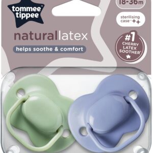 2x Tommee 2 X 18-36MCHERRY LATEX SOOTHER 4x soother