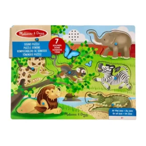 3x Melissa & Doug Sound Puzzle Asstorted 7peice asssorted