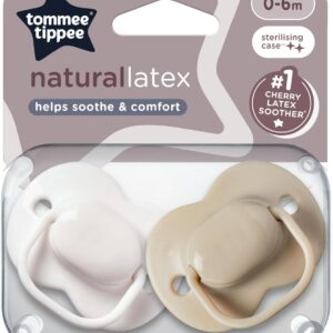 TT 2 X 0-6M CHERRY LATEX SOOTHER