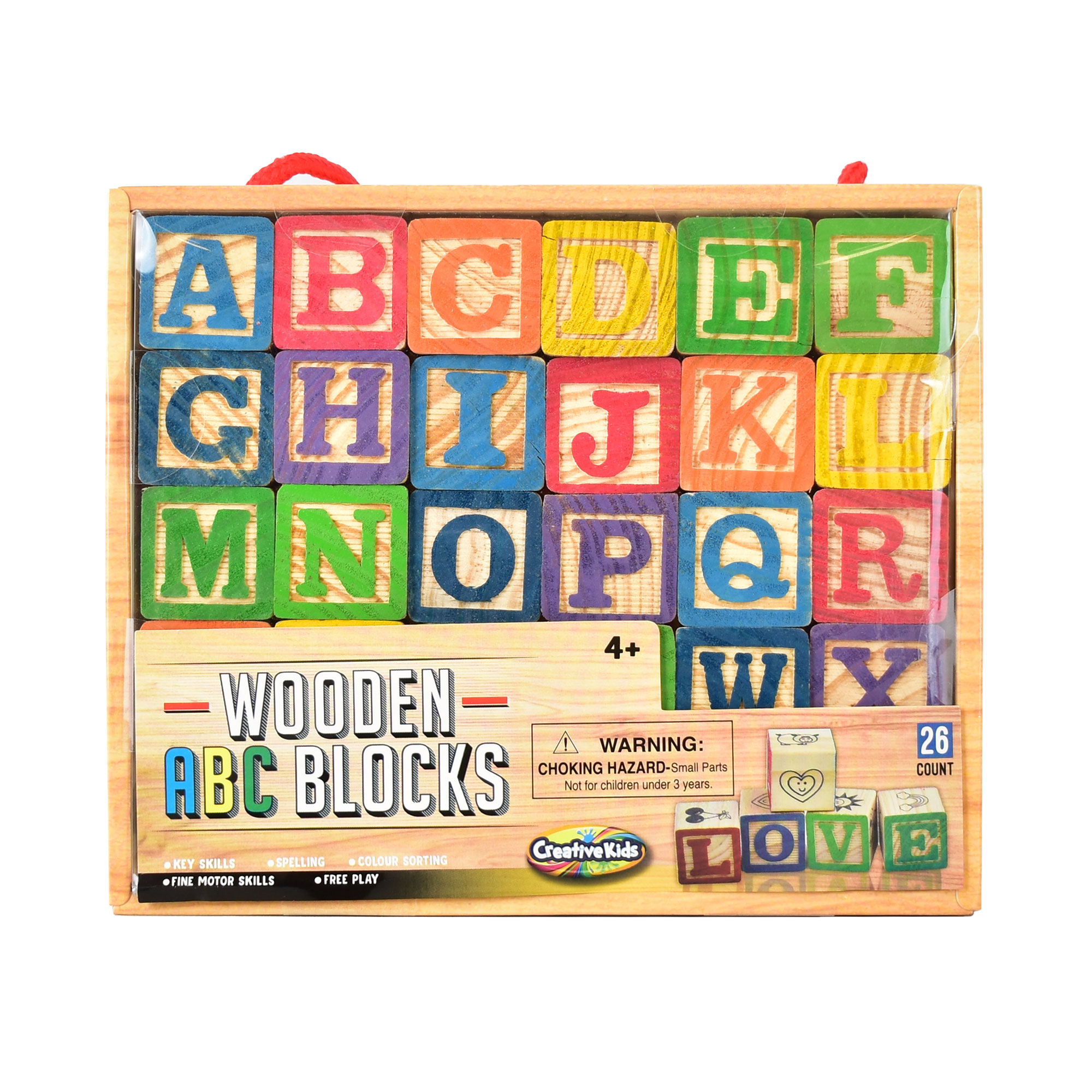 Creative Kids Wooden ABC Blocks